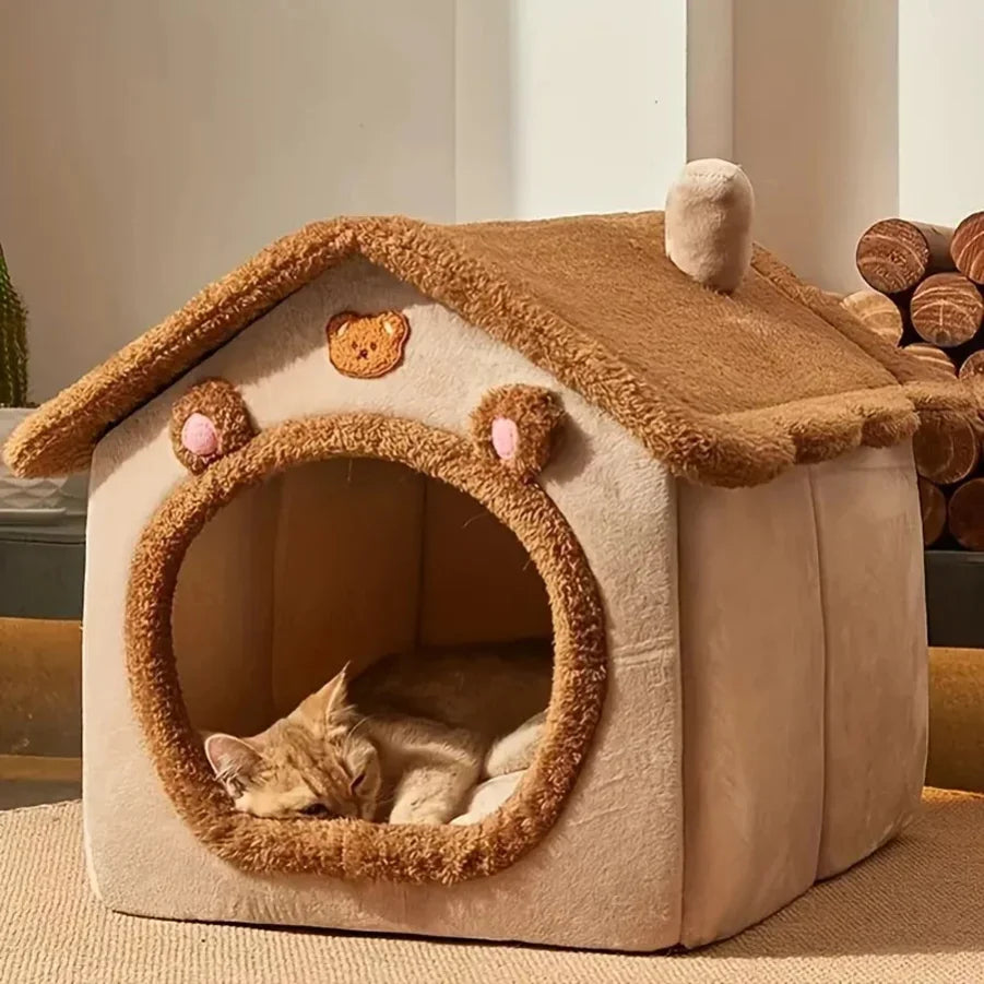 Maison pliable pour chat et petit chien – CLEVI Paris