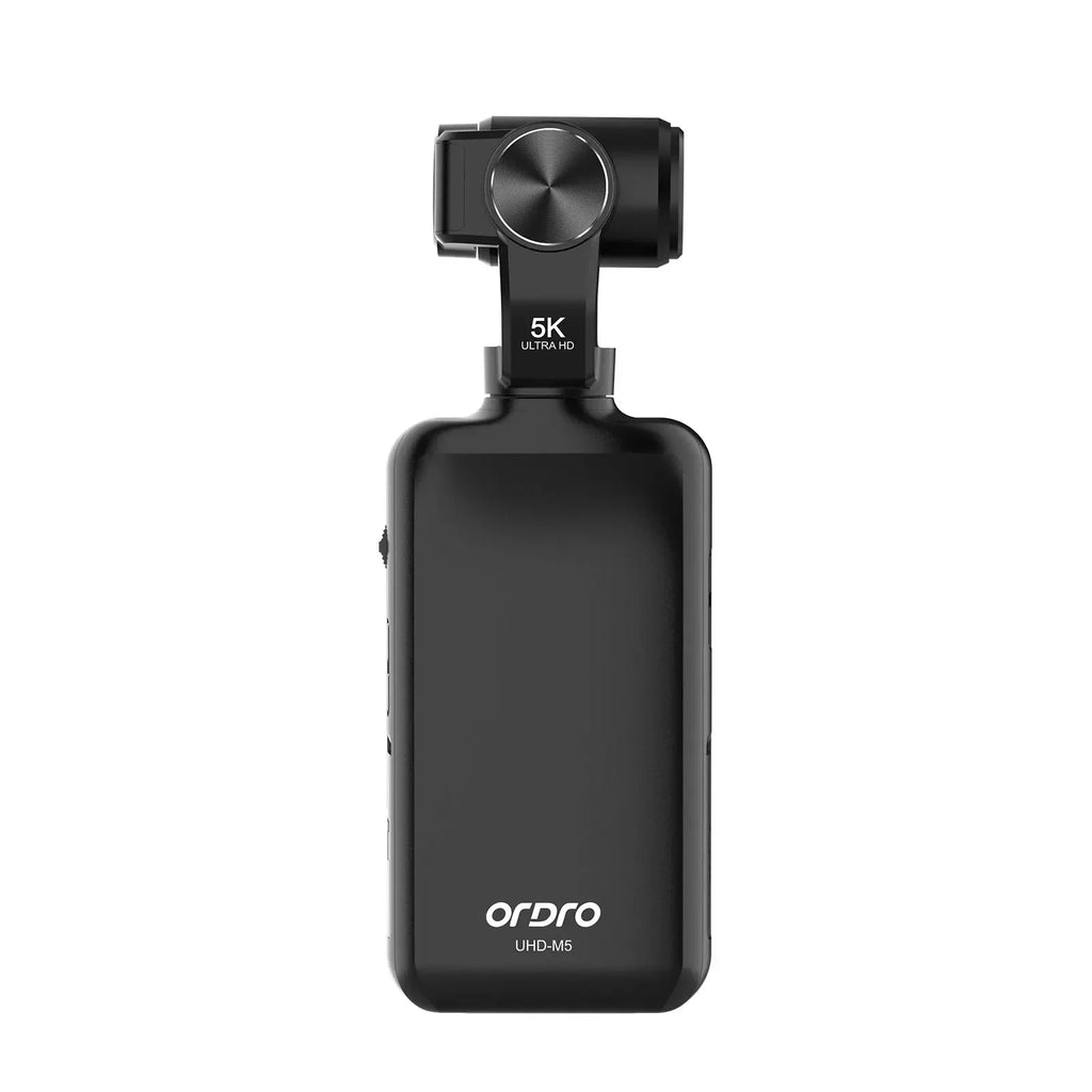 Caméra Vlog Action GILEETEEK M5 5K – Stabilisation 3 Axes, Écran Tactile 3,5", Rotation 180°, Vision Nocturne IR, Suivi de Visage