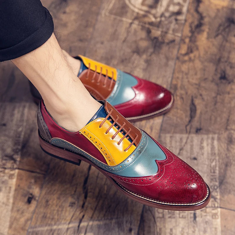 Derbies Homme Cuir Brogue Mariage & Bureau – CLEVI Paris