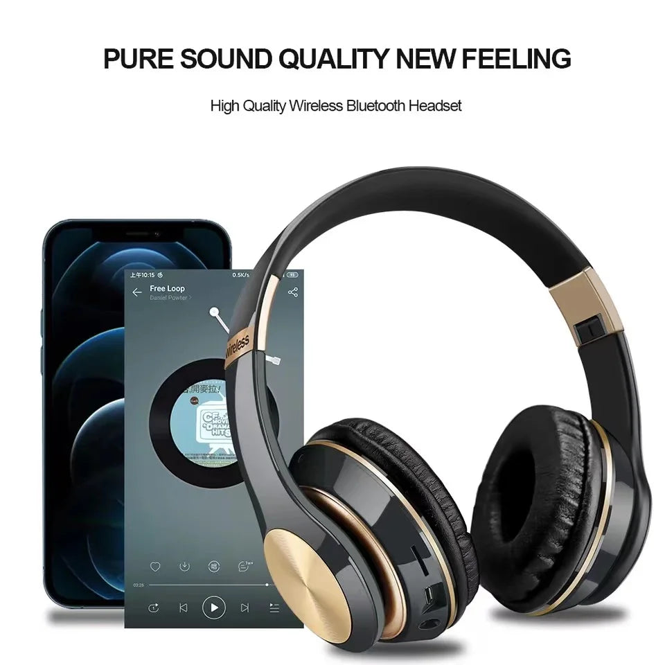 Casque EOENKK T5 Bluetooth 5.1 HiFi Pliable Filaire/Sans Fil – CLEVI Paris