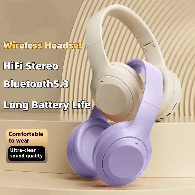 Casque BOSETE Circum-Auriculaire Bluetooth 5.3 HiFi 40h Gaming – CLEVI Paris