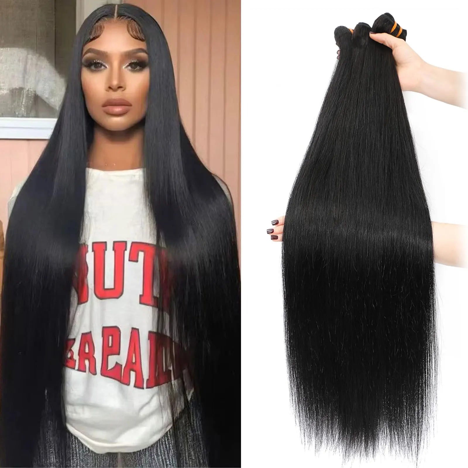 Extensions Lisses Remy Hair Brésilien – CLEVI Paris