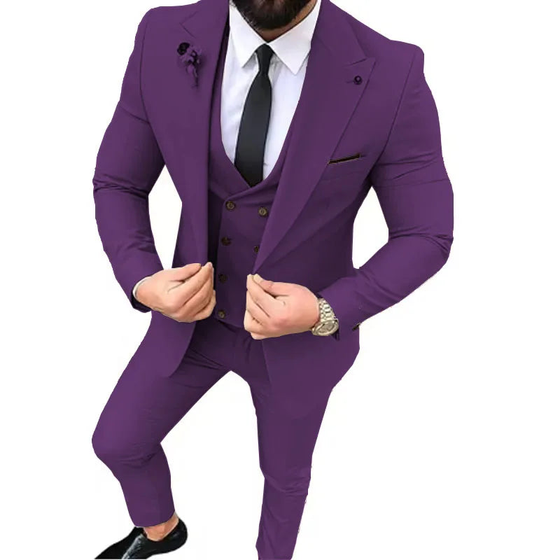 Costume 3 pièces homme élégant – CLEVI Paris