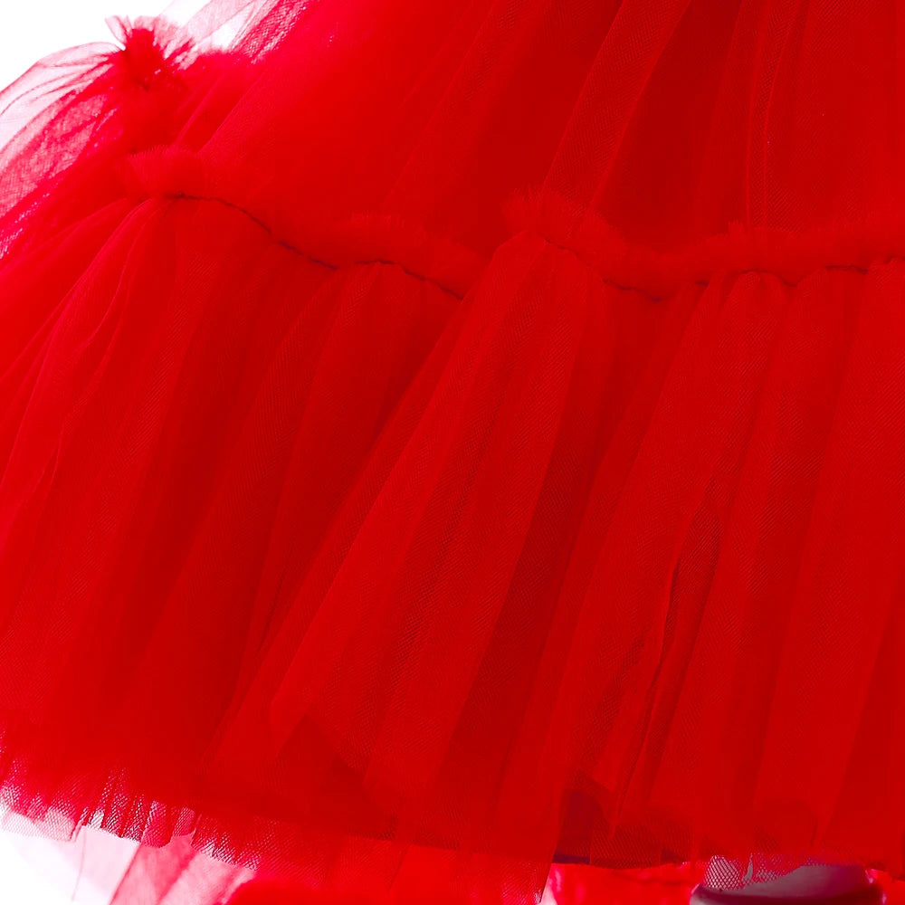 Robe fille en tulle T5353 – CLEVI Paris