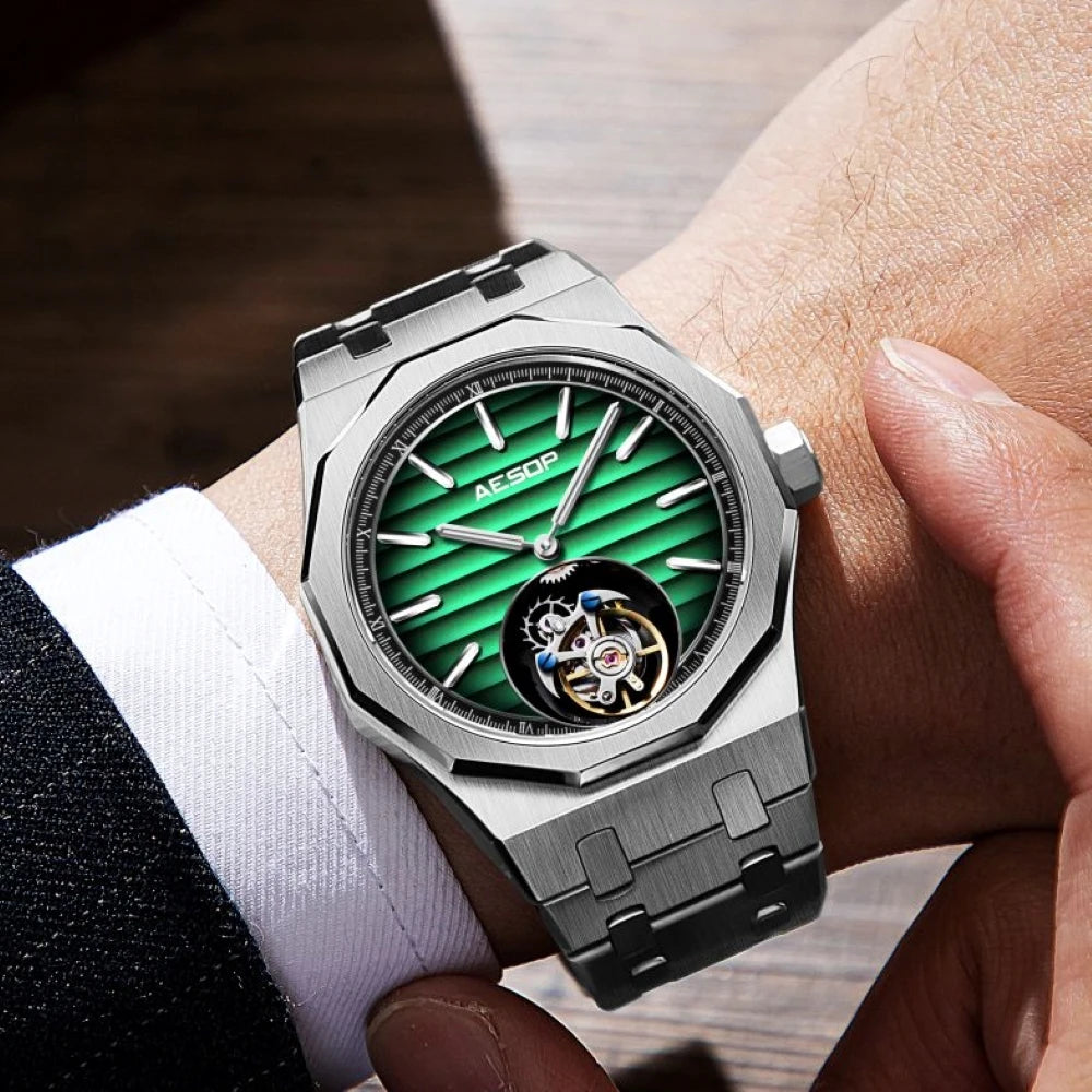 Montre mécanique AESOP 7057 squelette – CLEVI Paris