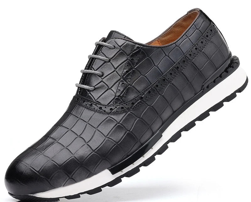 Sneakers Oxford Cuir Suède Homme – CLEVI Paris