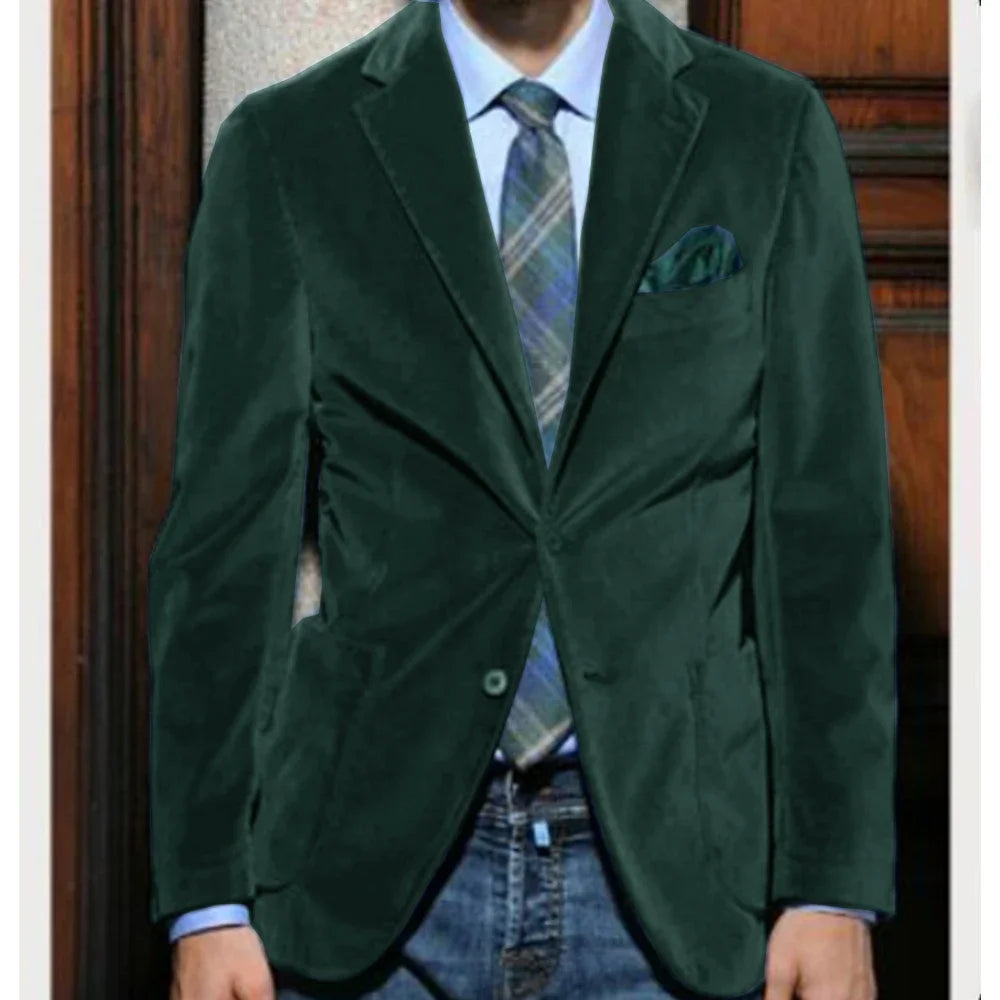 Costume Homme Velours 2 Pièces – CLEVI Paris