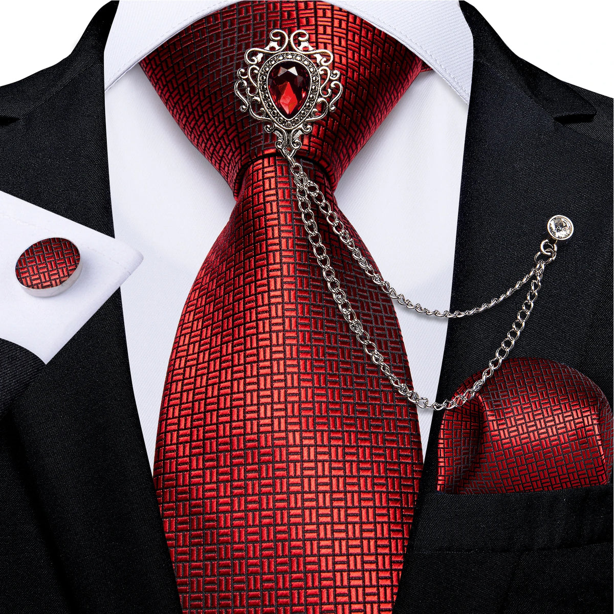 Coffret cravate homme, pochette et accessoires – CLEVI Paris