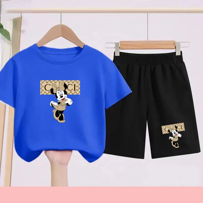 Ensemble enfant décontracté haut et short – CLEVI Paris