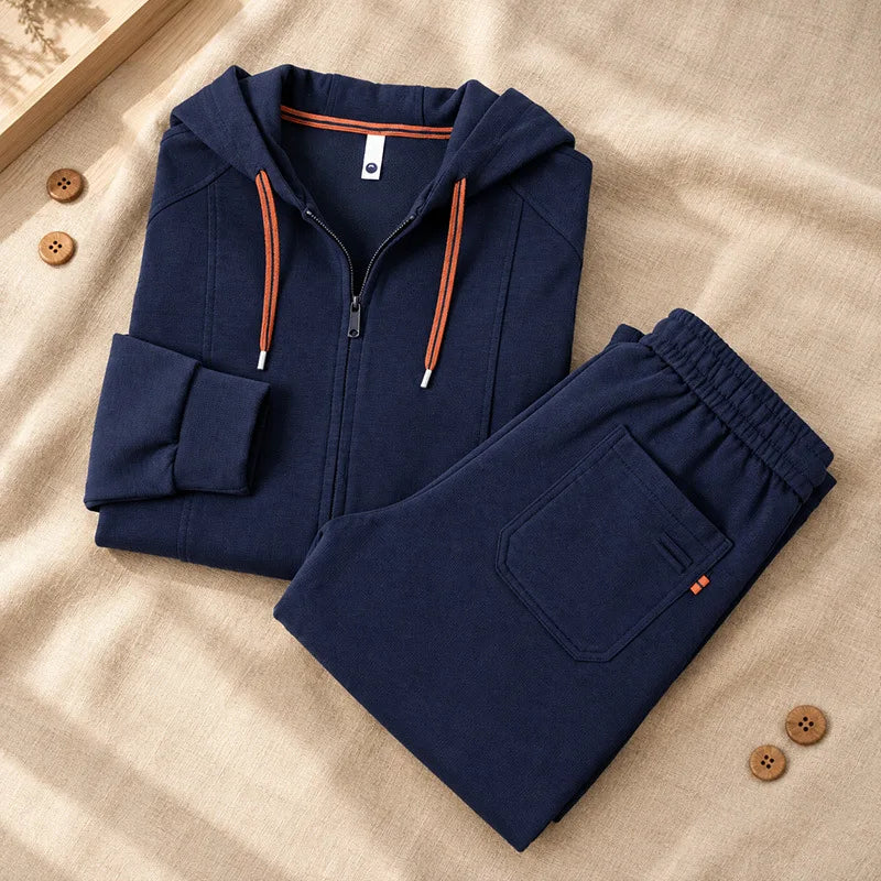 Ensemble homme Minglu à capuche zippée – CLEVI Paris