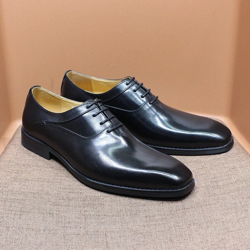 Chaussures Oxford homme en cuir de vache – CLEVI Paris