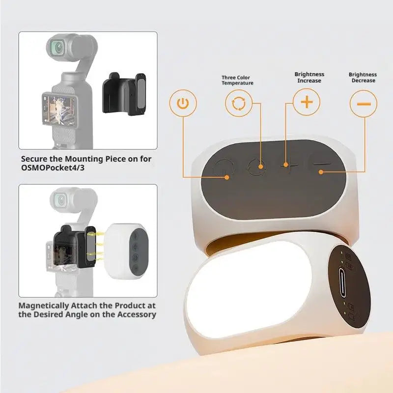 Lampe LED Pocket 3/4 à 10 intensités – CLEVI Paris