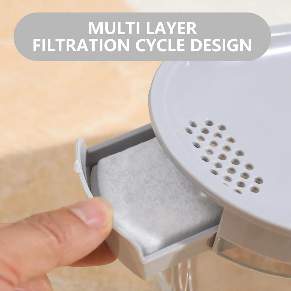 Distributeur d’eau pour chat blanc ou gris – CLEVI Paris