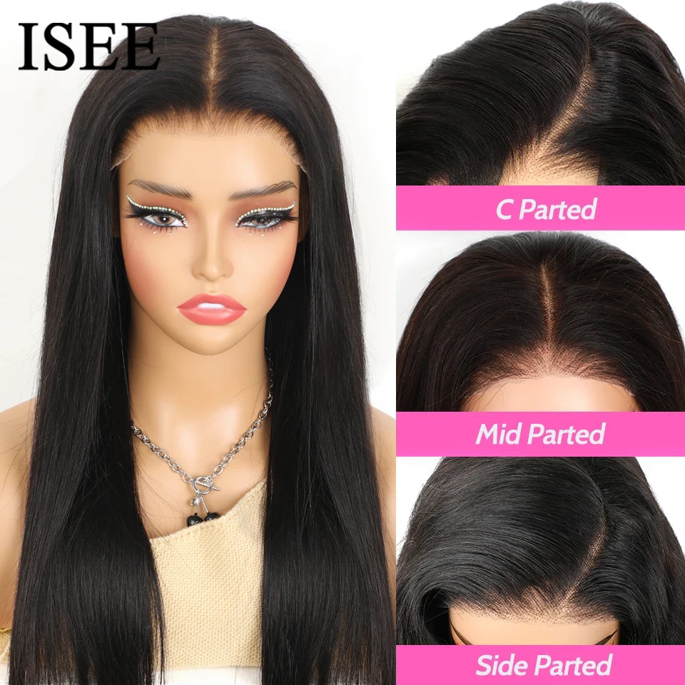 Perruque Straight Glueless 7x5 HD Lace Prête à Porter – CLEVI Paris