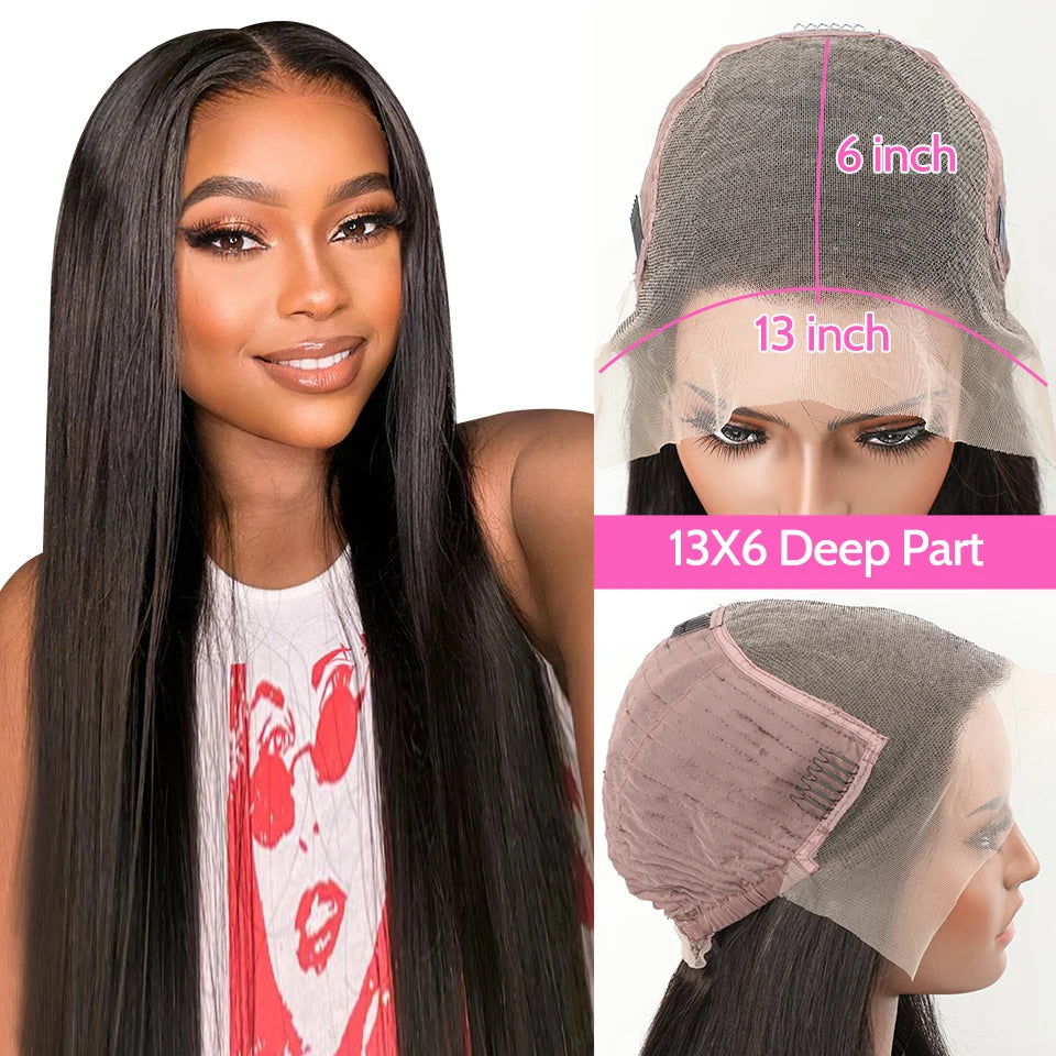 Perruque 13x6 HD Lace Frontal Straight – CLEVI Paris