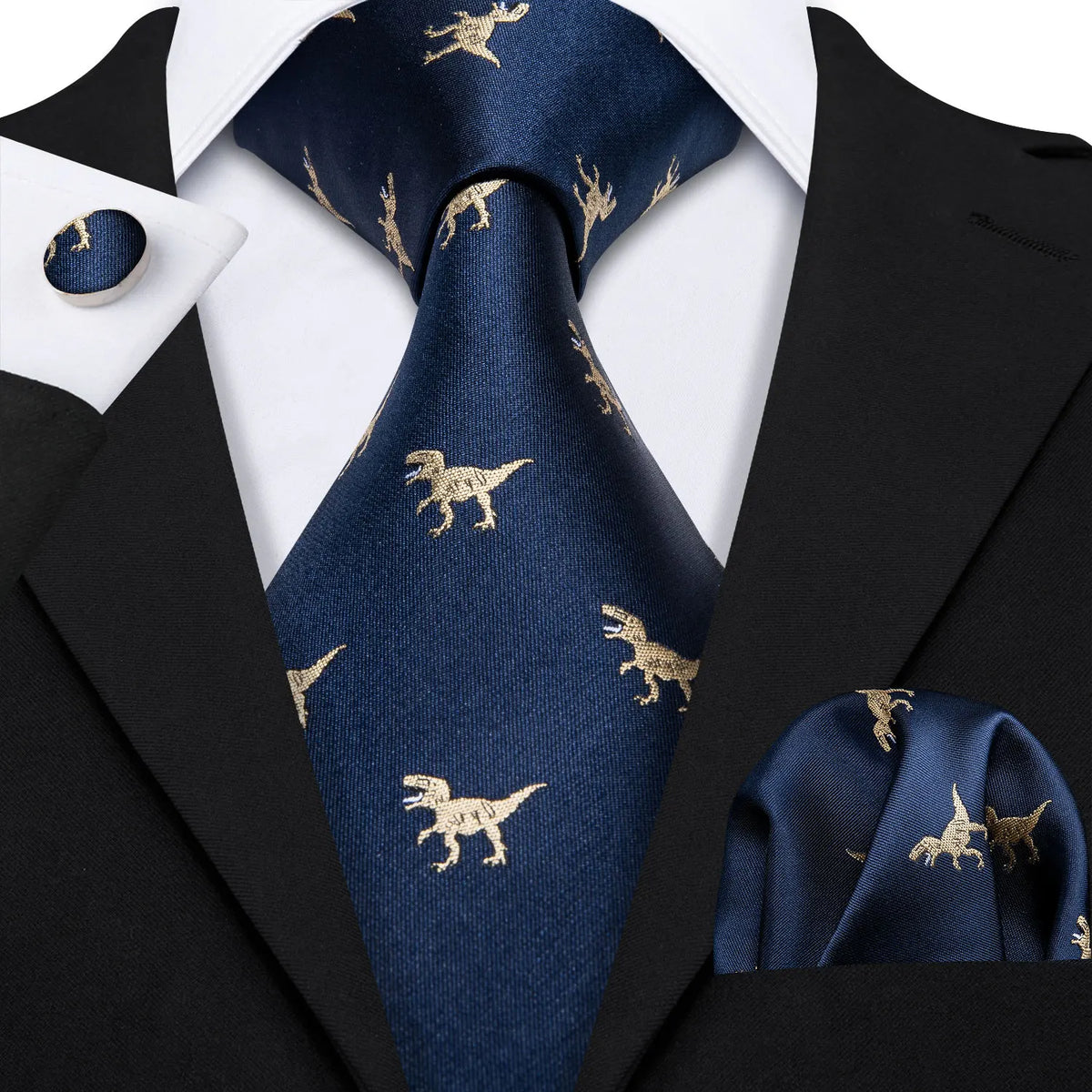 Coffret cravate homme floral, pochette et boutons – CLEVI Paris