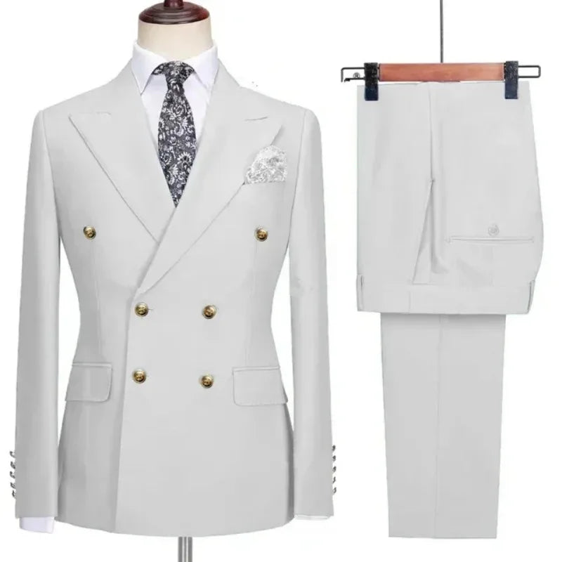 Costume croisé homme – Mariage & soirée – CLEVI Paris