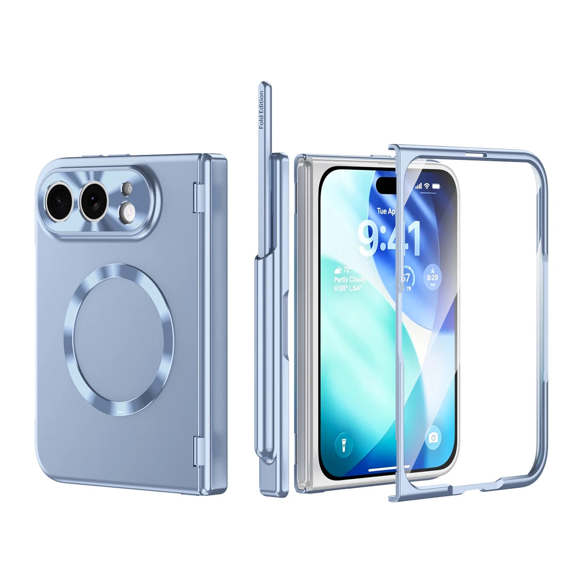 Coque iPhone Duo magnétique avec charnière – CLEVI Paris