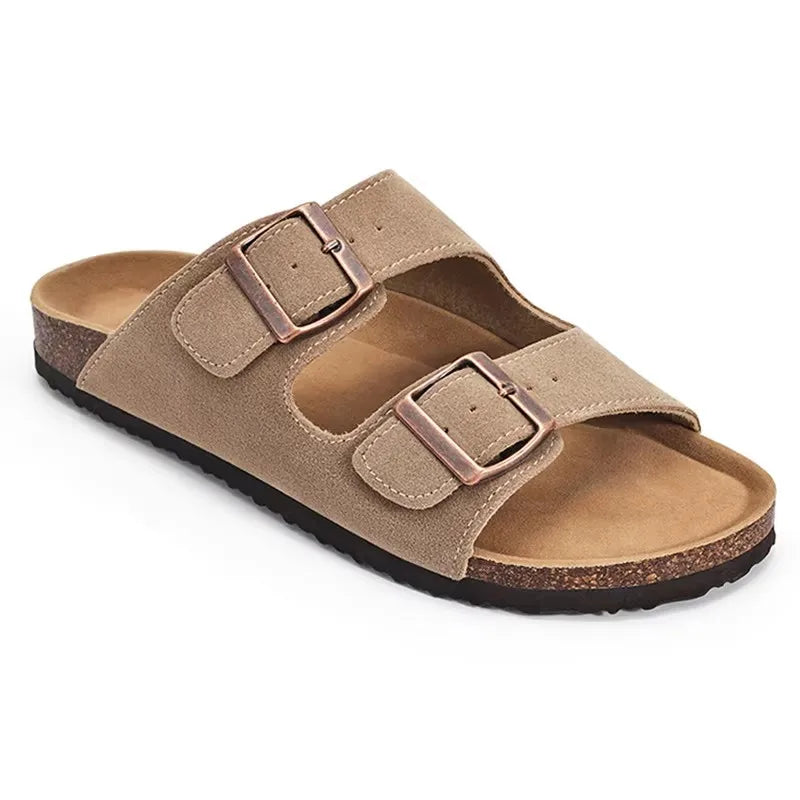 Chaussons Mules Suède Unisexe Semelle Liège & Support Voûte | 21 Coloris, Tailles 36-46 – CLEVI Paris