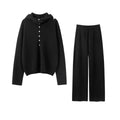 Ensemble pull à capuche et pantalon cachemire – CLEVI Paris