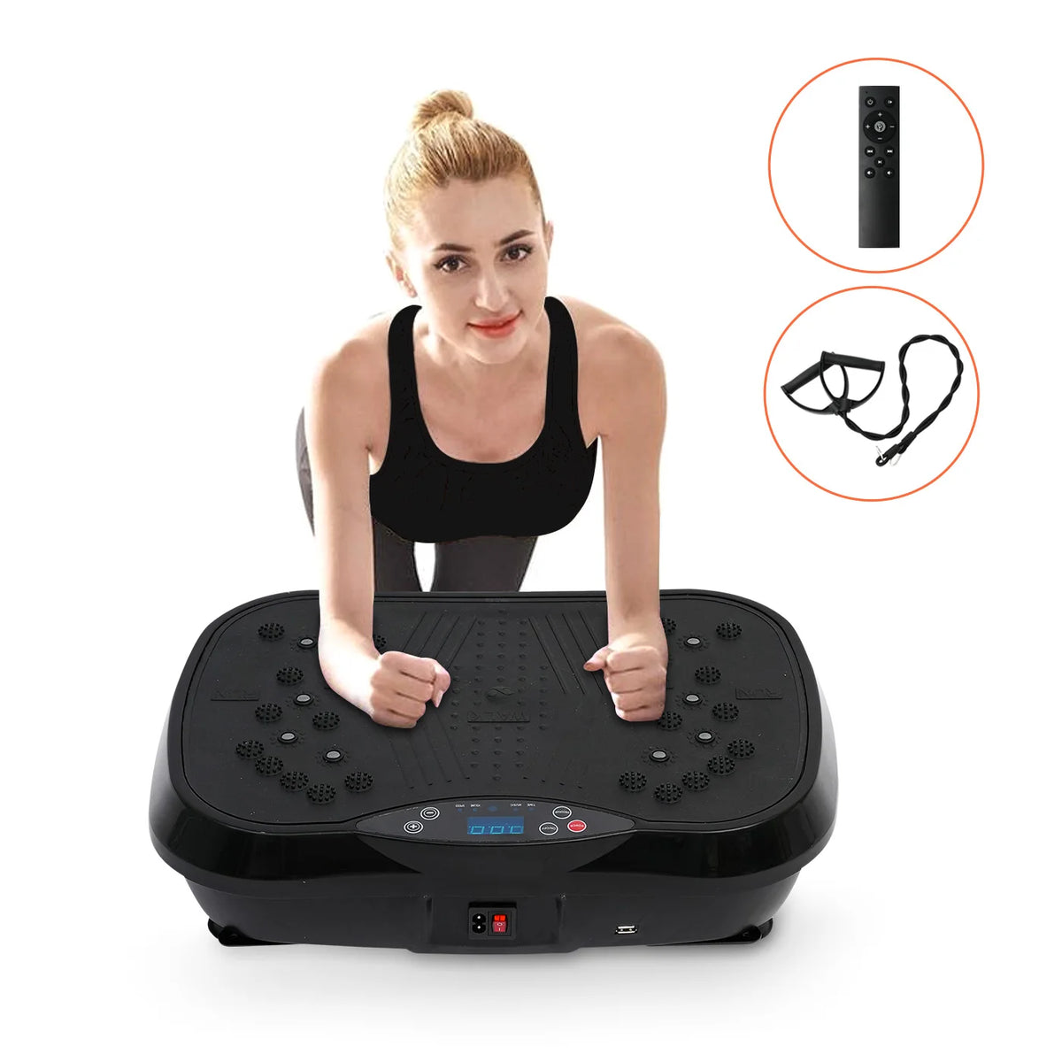 Plateforme vibrante 99 niveaux avec bandes – CLEVI Paris