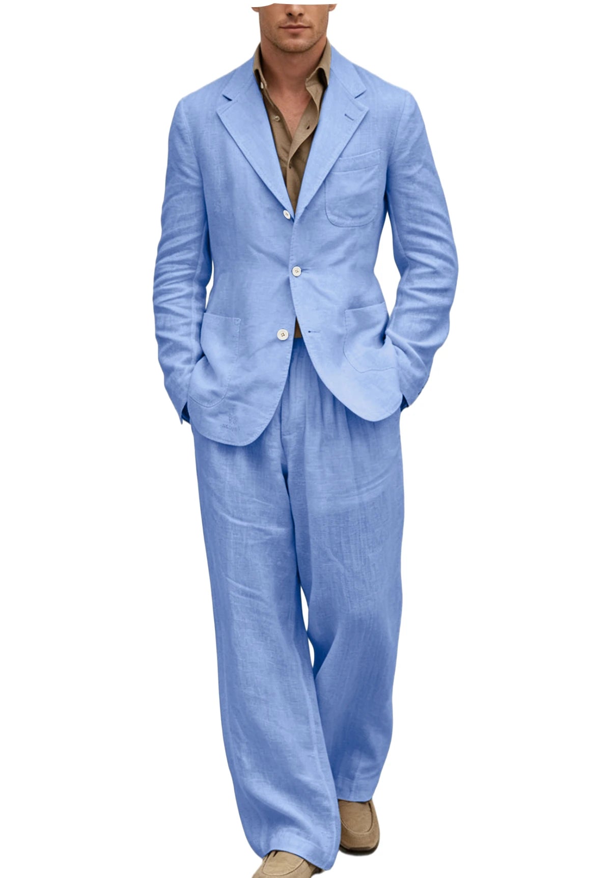 Costume Homme 2 Pièces en Lin – CLEVI Paris