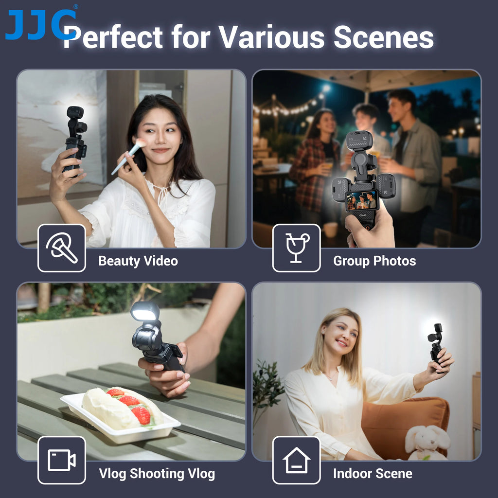 Lumière LED Magnétique pour DJI Osmo Pocket 3 – Fill Light Rechargeable Vlog