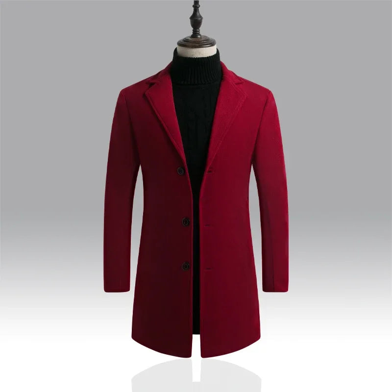 Manteau Homme Long en Coton – CLEVI Paris