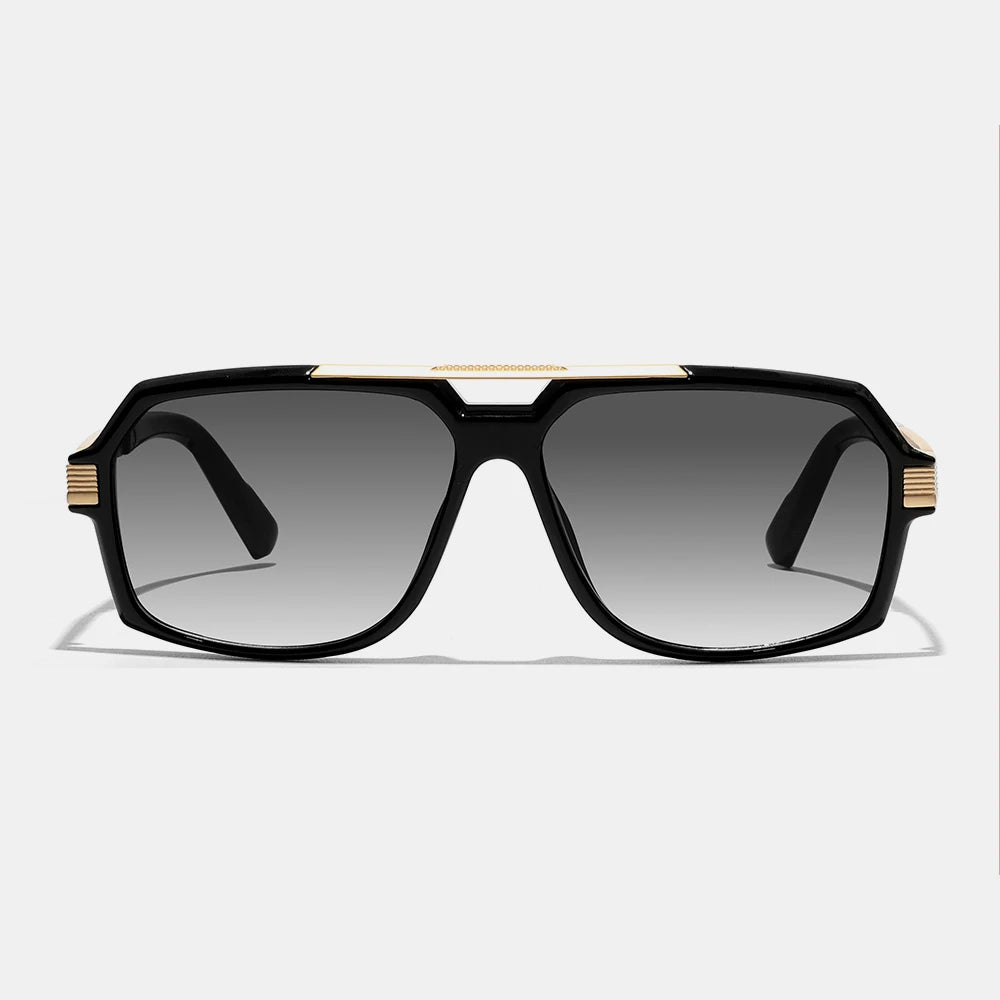 Lunettes de Soleil Aviateur Double Pont Polycarbonate Dégradé UV400 Unisexe – CLEVI Paris
