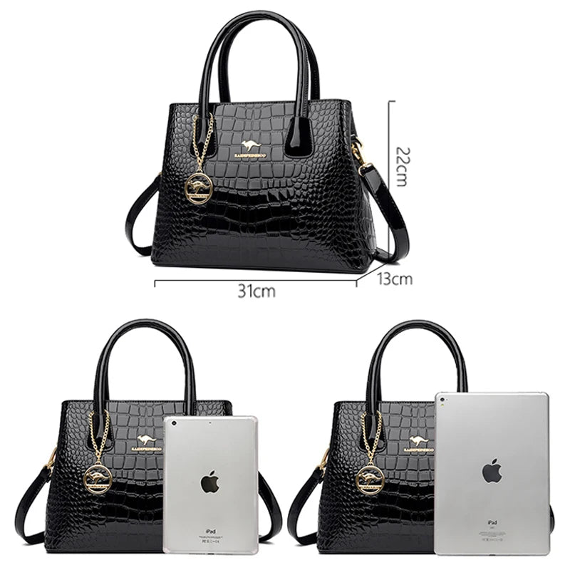 Sac bandoulière femme verni Lanyibaige – CLEVI Paris