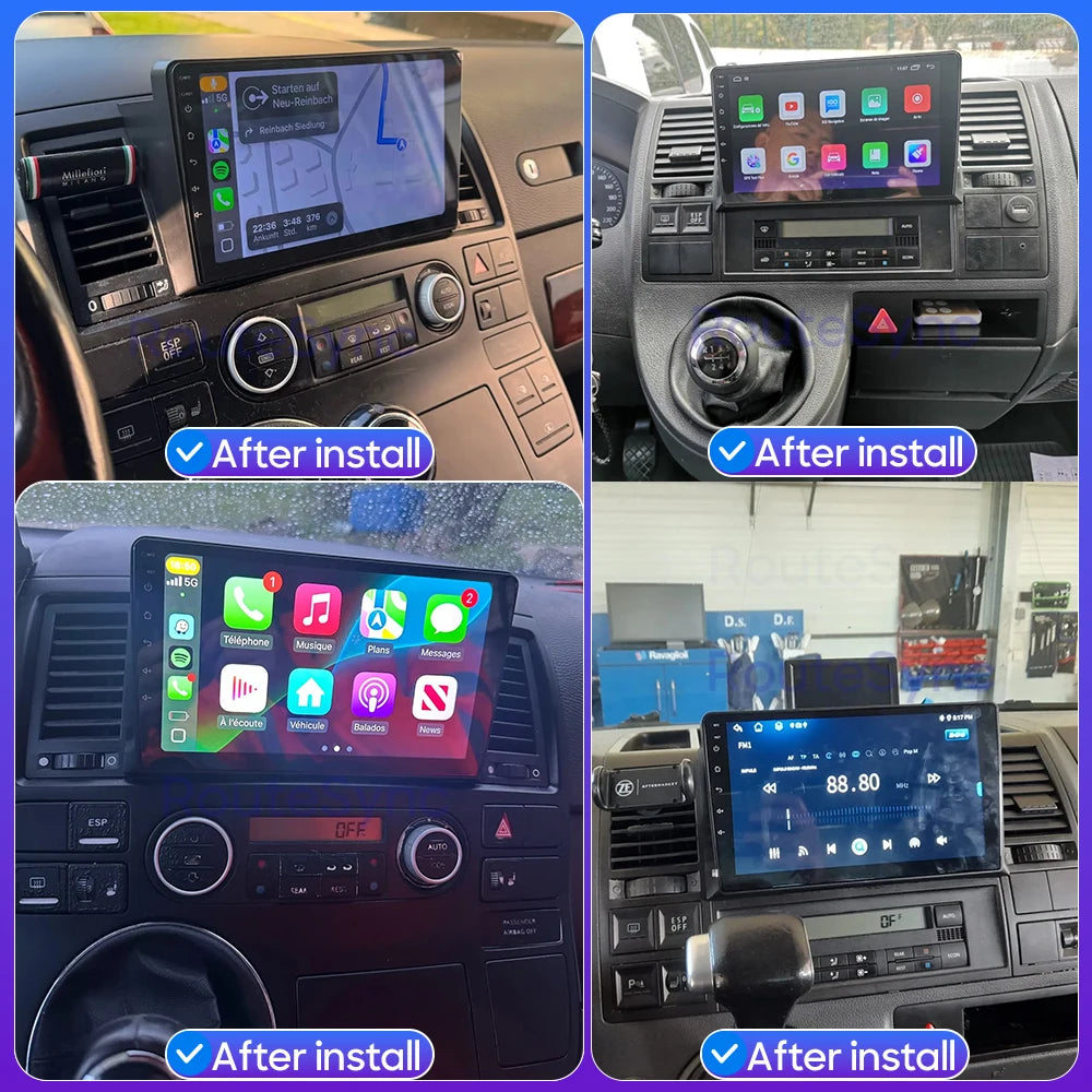 Autoradio Android 9″ VW Multivan T5 – CLEVI Paris