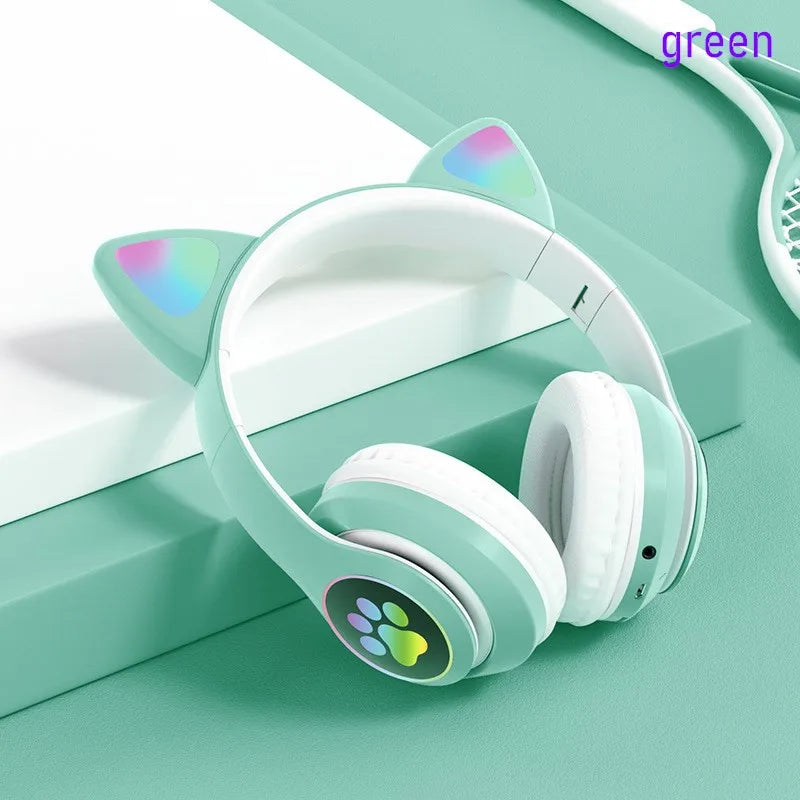 Casque Oreilles de Chat LED RGB Bluetooth – CLEVI Paris
