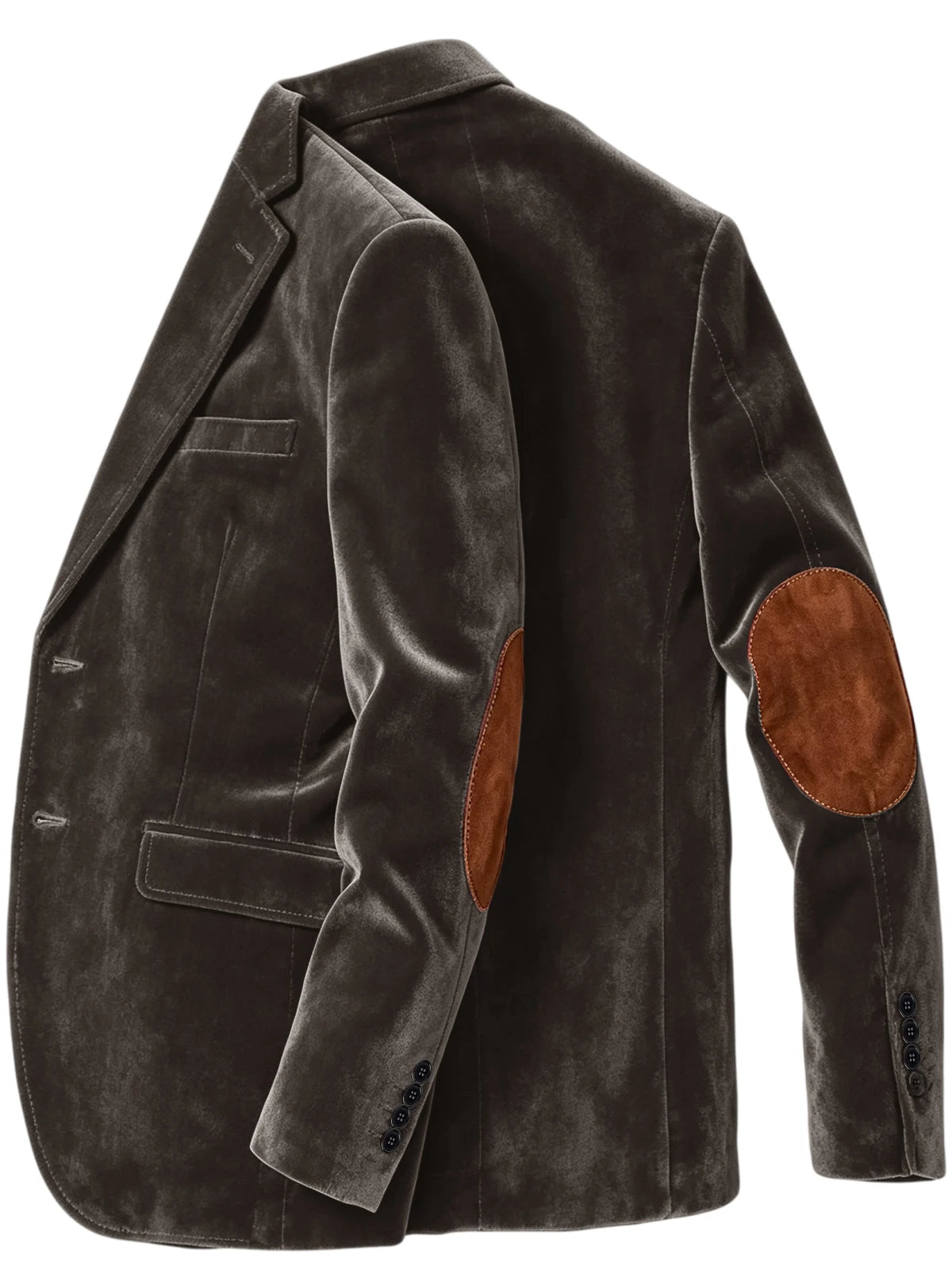 Blazer homme en velours à coudières – CLEVI Paris