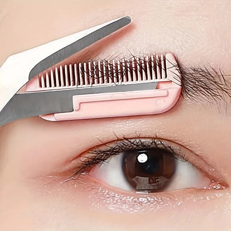 Ciseaux à sourcils avec peigne – CLEVI Paris