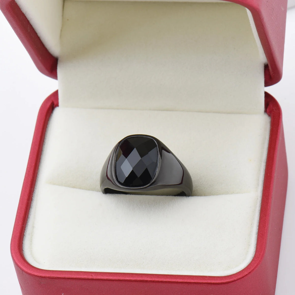 Bague Couple Acier Inoxydable Pierre Homme Femme – CLEVI Paris