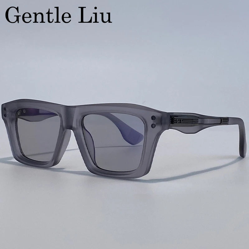 Lunettes de soleil homme carrées rétro – CLEVI Paris