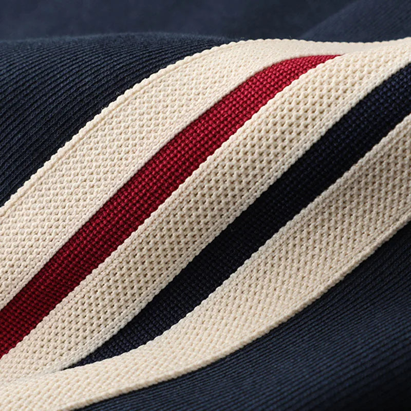 Survêtement homme à bandes et col zippé – CLEVI Paris