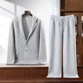 Ensemble homme cachemire à col cranté – CLEVI Paris