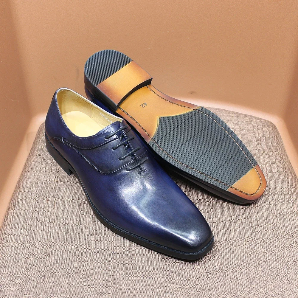 Chaussures Oxford homme en cuir de vache – CLEVI Paris