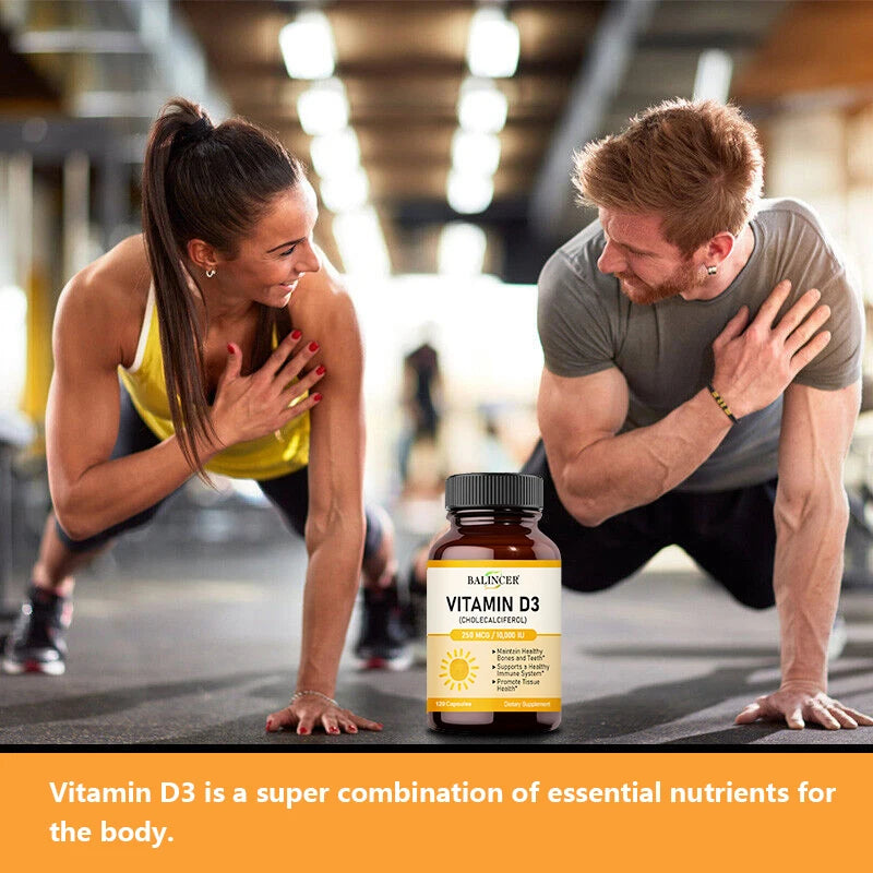 Vitamine D3 10 000 UI, 60 capsules – CLEVI Paris