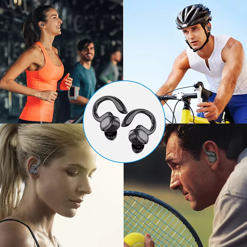 Écouteurs OWS Lenovo Crochet Sport Bluetooth IPX5 HiFi 9D – CLEVI Paris