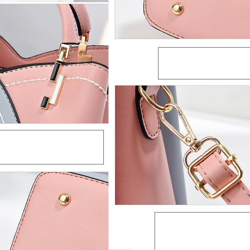 Sac à Bandoulière Femme Carré Zippé PU – CLEVI Paris
