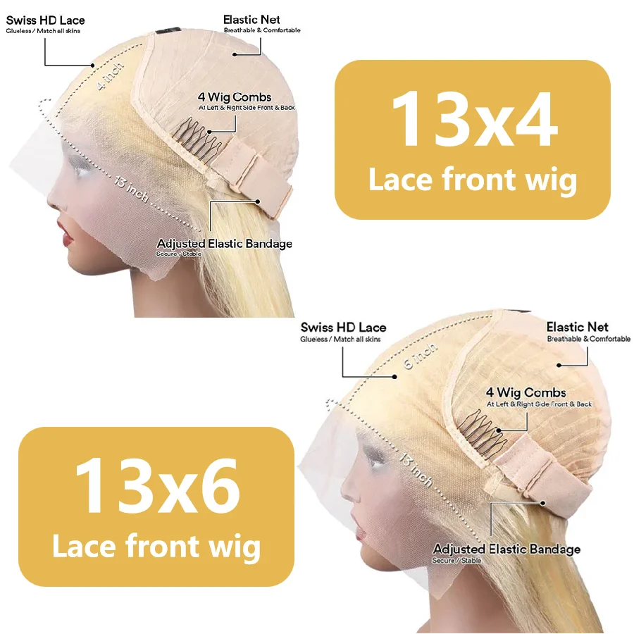 Perruque Lace Front Body Wave Blonde #613 Remy – CLEVI Paris
