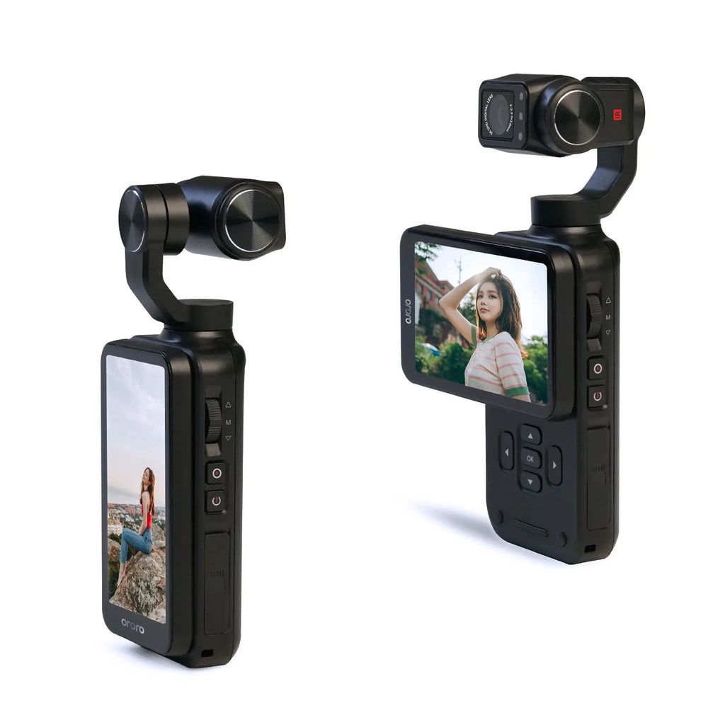 Caméra Vlog 5K Ordro M5 – Stabilisation 3 Axes, Écran Tactile 3,5", Micro Sans Fil Inclus – CLEVI Paris