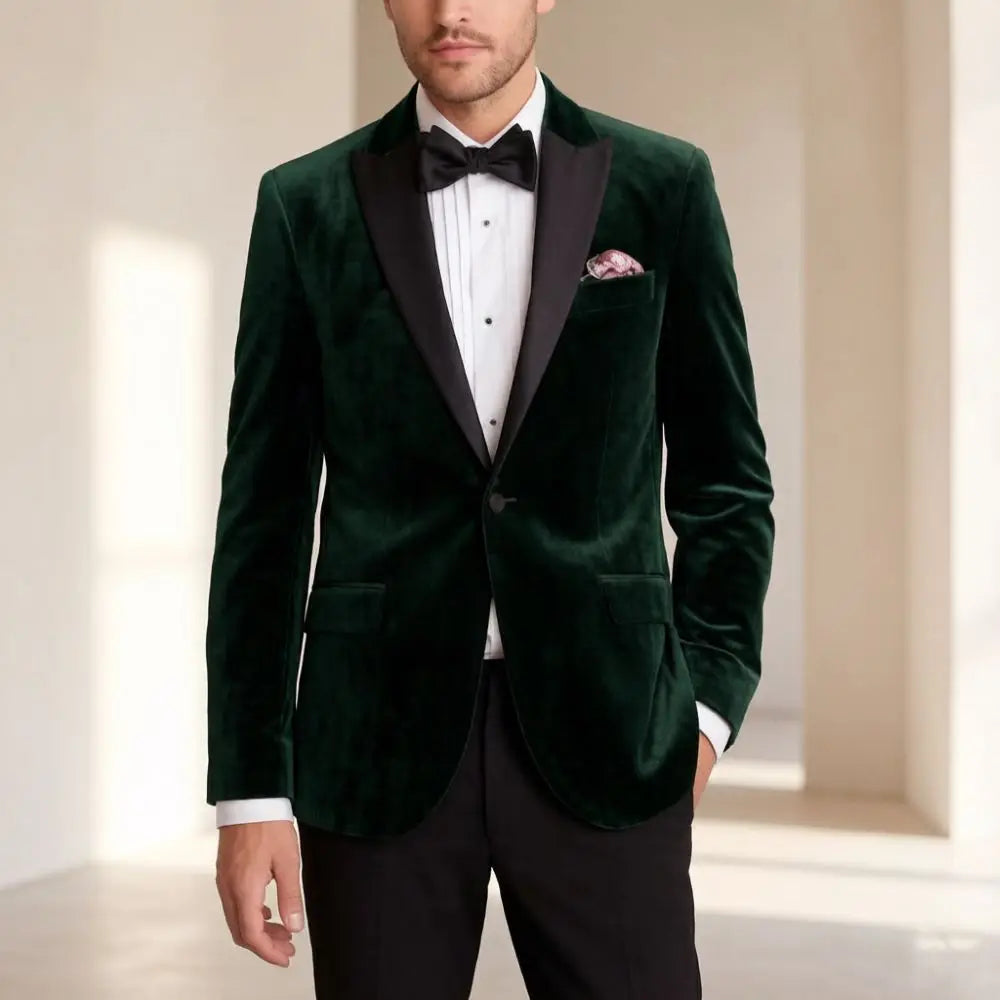 Costume Homme Velours 2 Pièces – CLEVI Paris