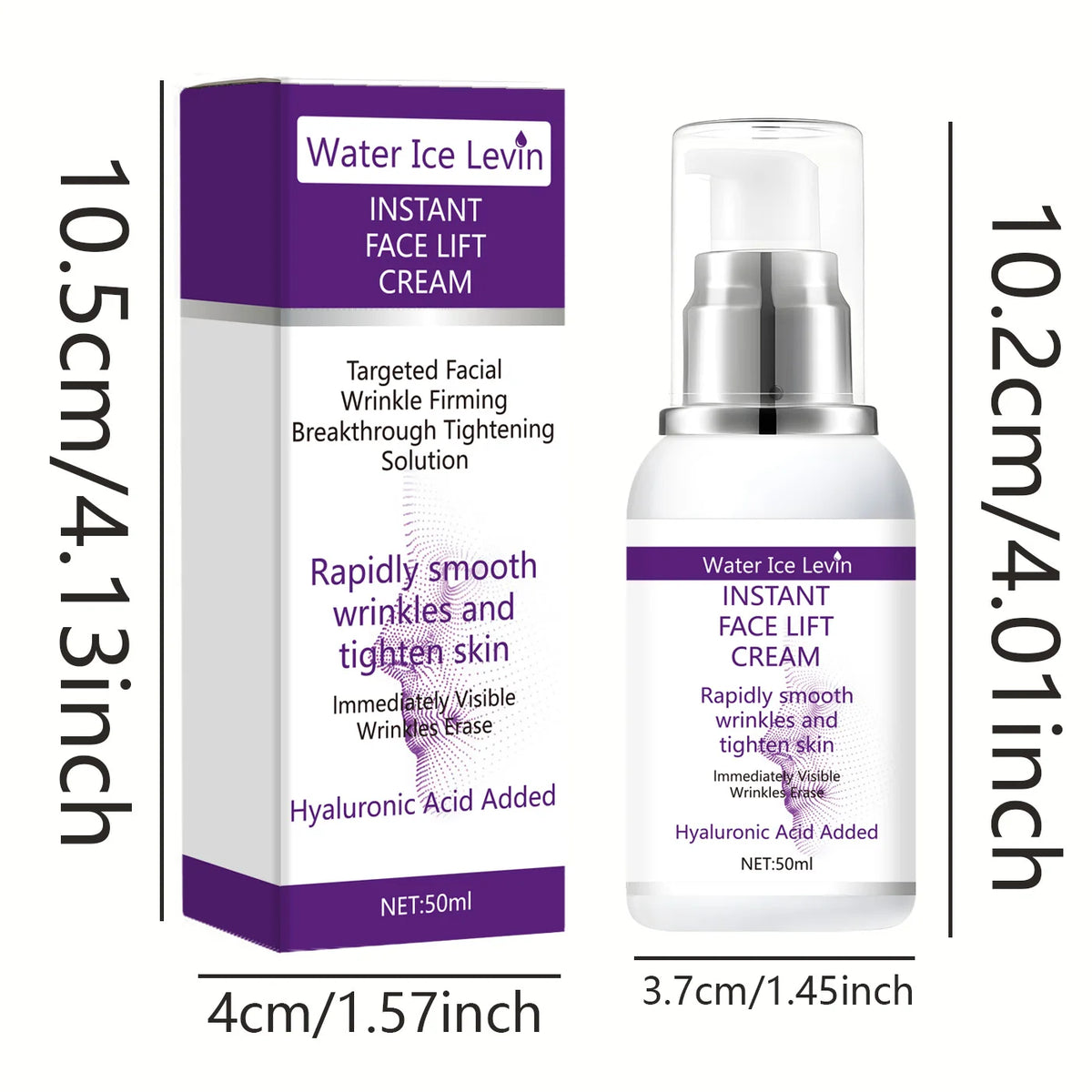 Crème Liftante Acide Hyaluronique Collagène Anti-Rides 50ml – CLEVI Paris