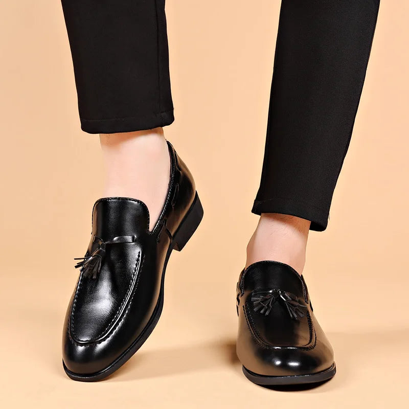 Mocassins homme à bout pointu YDX868 – CLEVI Paris
