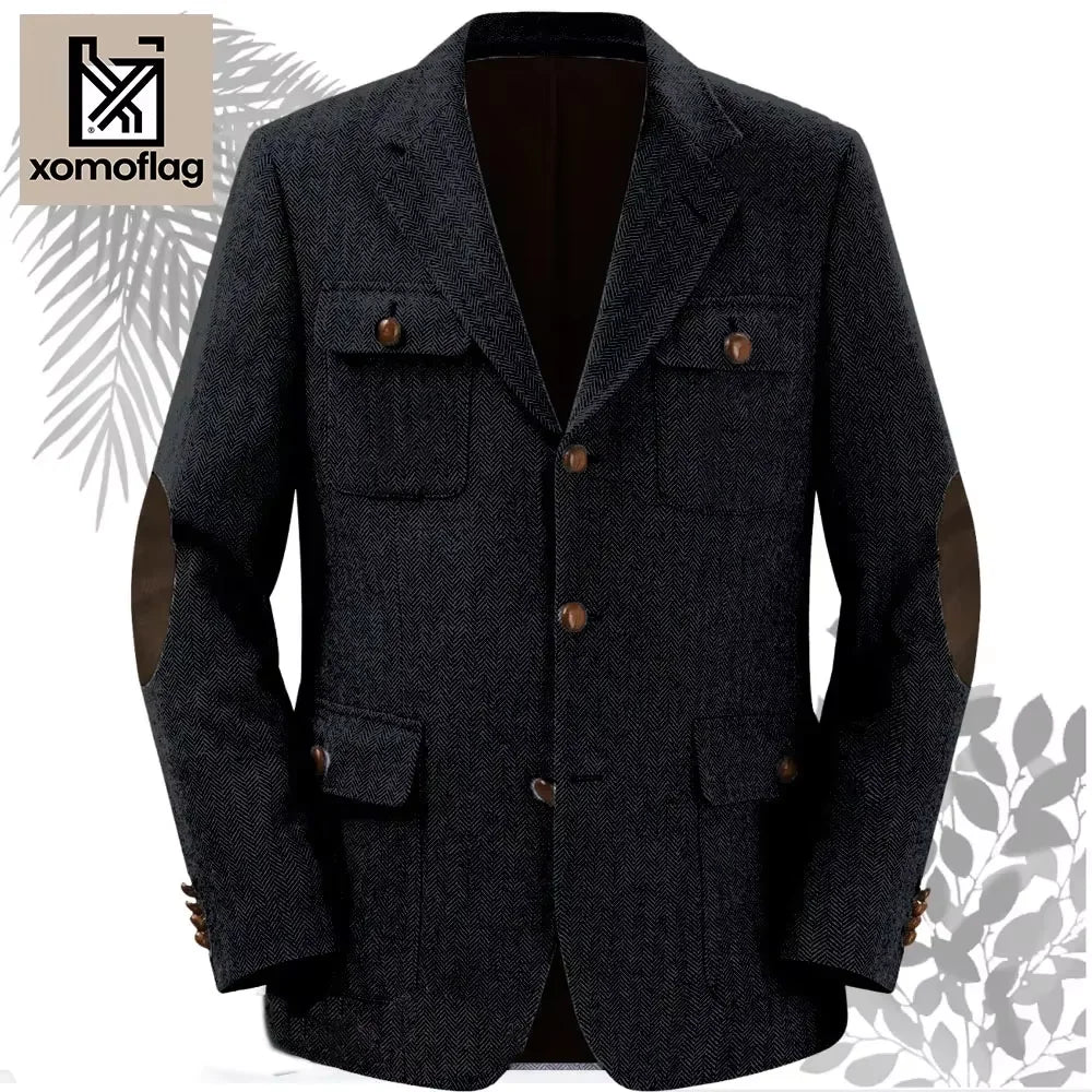 Costume homme à chevrons 2 pièces – CLEVI Paris