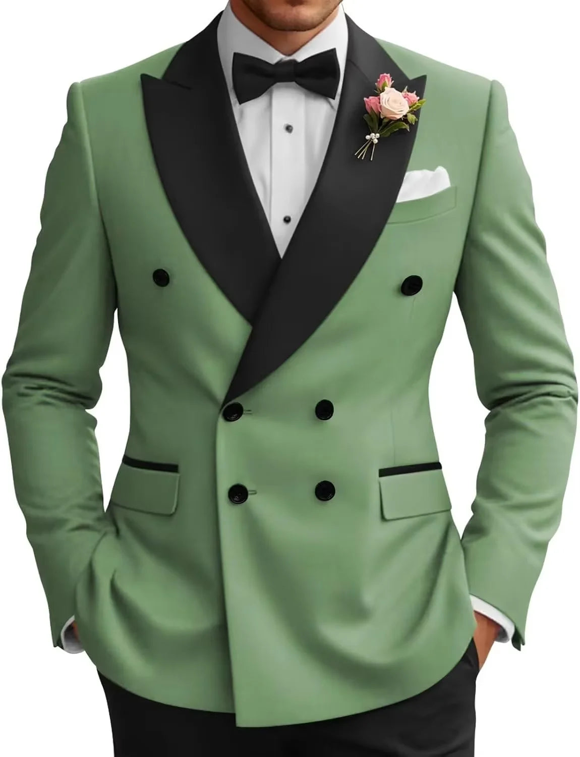 Veste de smoking croisée homme – CLEVI Paris
