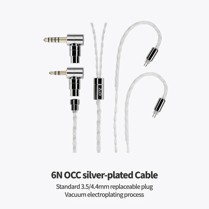 IEM HiFi EPZ P50 5 Drivers Hybrides Câble 6N 4.4mm – CLEVI Paris